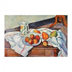 Still life with peaches and pears 
