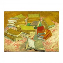 Piles of French novels