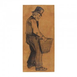 Old Man Carrying a Bucket