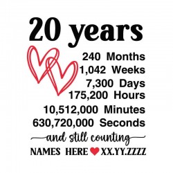 20th Wedding Anniversary