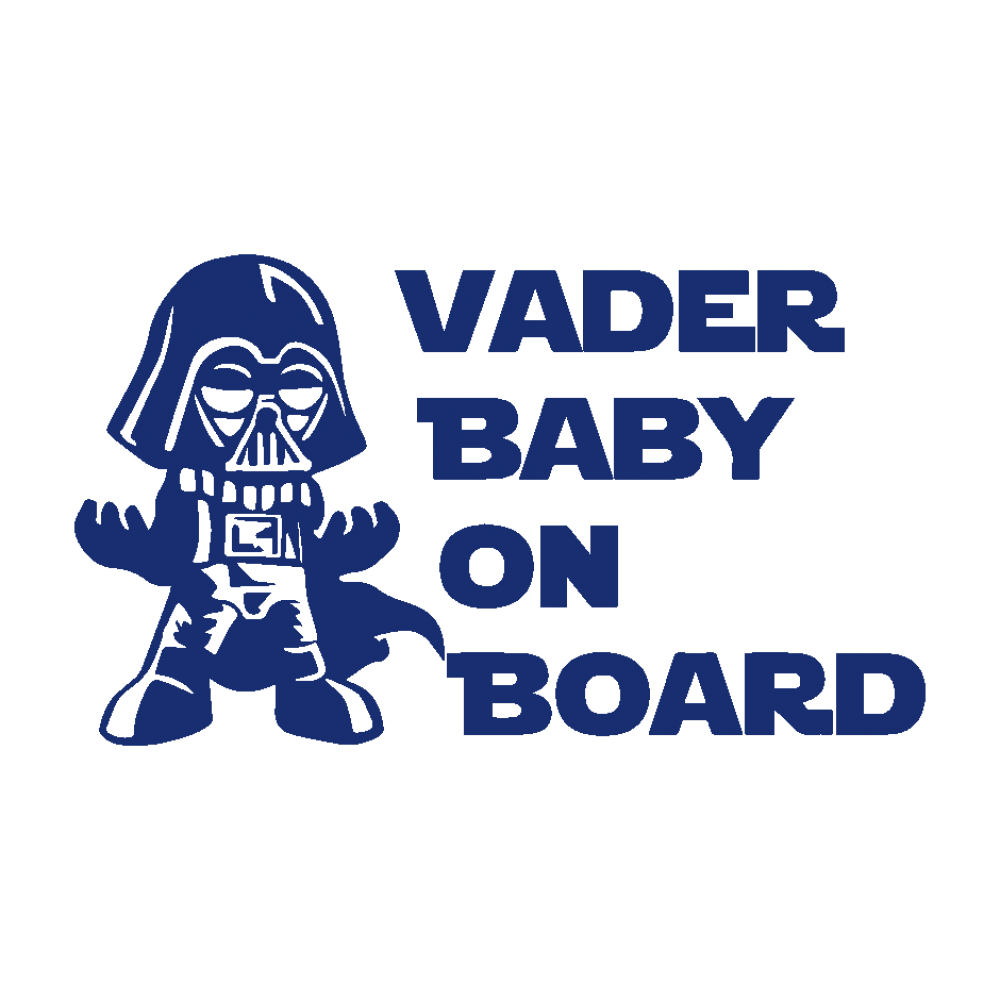 Vader Baby on Board 123