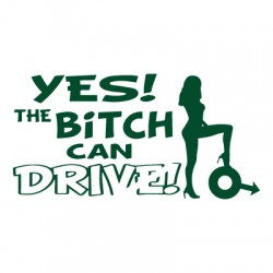 Bitch can drive
