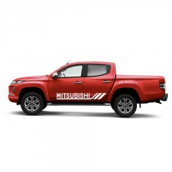 Mitsubishi λωρίδες με logo